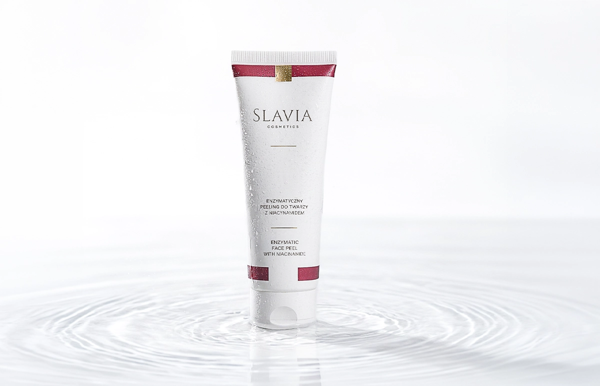 Enzymatyczny peeling do twarzy z niacynamidem Slavia Cosmetics